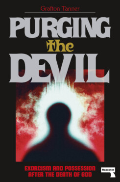 Cover of Purging the Devil, showing a silhouetted figure against an abstract red background